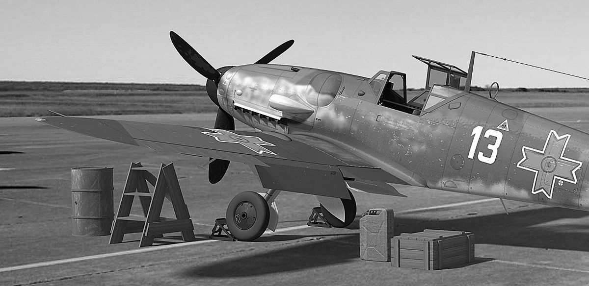 3D artwork Bf 109 02